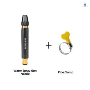 High-Pressure Water Spray Gun Nozzle + FREE Pipe Clamp